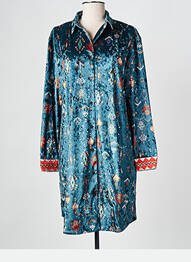 Robe mi-longue bleu WILD femme