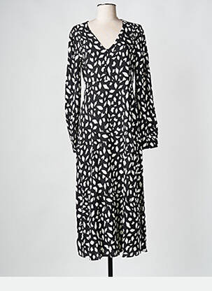 Robe mi-longue noir VILA pour femme
