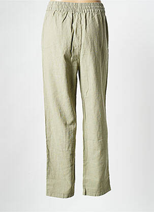 Pantalon droit vert OBJECT femme