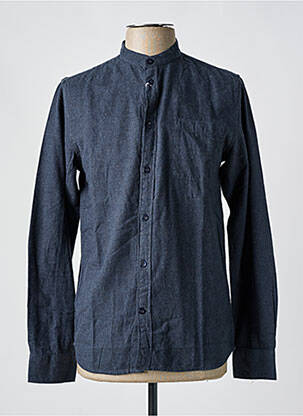 Chemise manches longues bleu KNOWLEDGE COTTON APPAREL homme