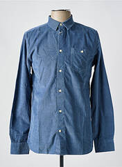 Chemise manches longues bleu KNOWLEDGE COTTON APPAREL pour homme seconde vue