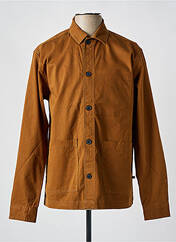 Chemise manches longues marron MINIMUM pour homme seconde vue