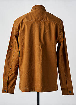 Chemise manches longues marron MINIMUM homme