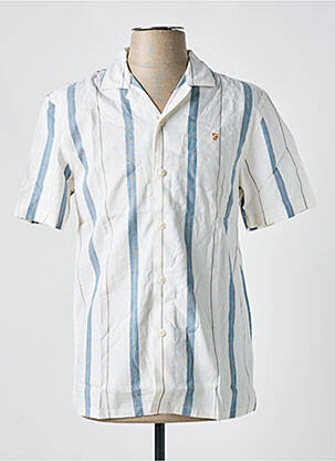 Chemise manches courtes beige FARAH homme