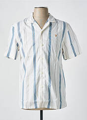 Chemise manches courtes beige FARAH pour homme seconde vue