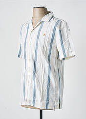 Chemise manches courtes beige FARAH pour homme seconde vue