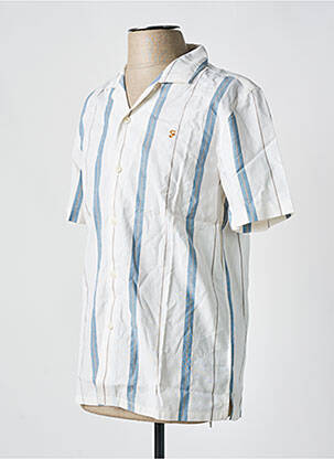 Chemise manches courtes beige FARAH homme
