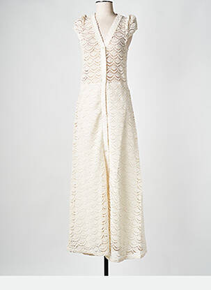 Robe longue beige PARISIENNE ET ALORS pour femme