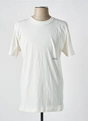 T-shirt blanc SELECTED pour homme seconde vue