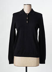 Polo noir VILA pour femme seconde vue