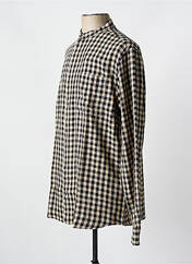 Chemise manches longues marron KNOWLEDGE COTTON APPAREL pour homme seconde vue