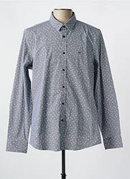 Chemise manches longues bleu CALVIN KLEIN homme