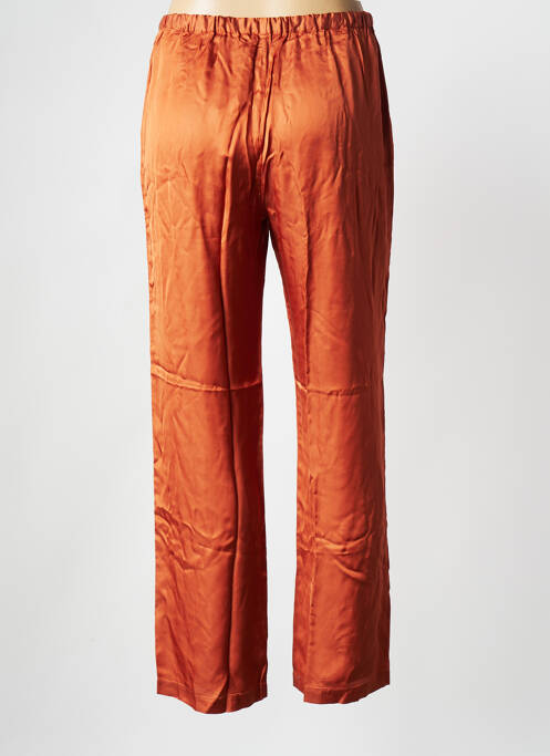 Pantalon large orange SAK'S pour femme