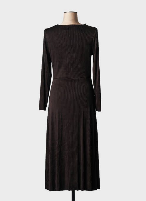 Robe longue marron LE TEMPS DES CERISES pour femme