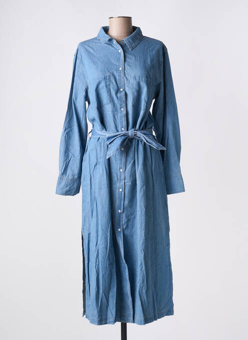 Robe mi-longue bleu GRACE & MILA pour femme