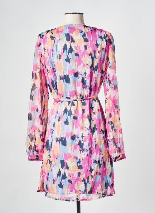 Robe courte rose VILA femme