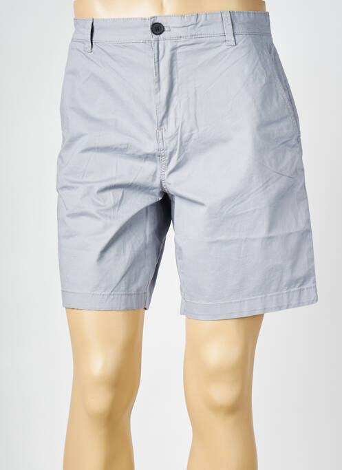 Short gris SELECTED pour homme
