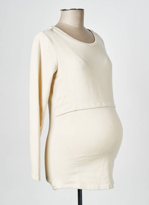 T-shirt / Top maternité beige NOPPIES pour femme