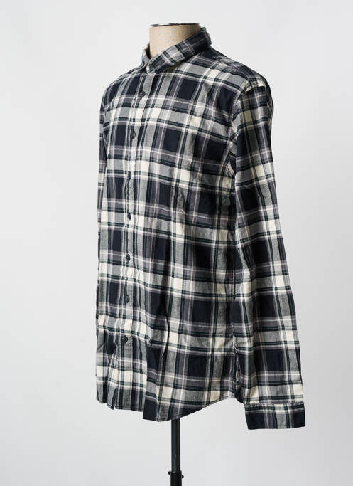 Chemise manches longues noir SELECTED pour homme