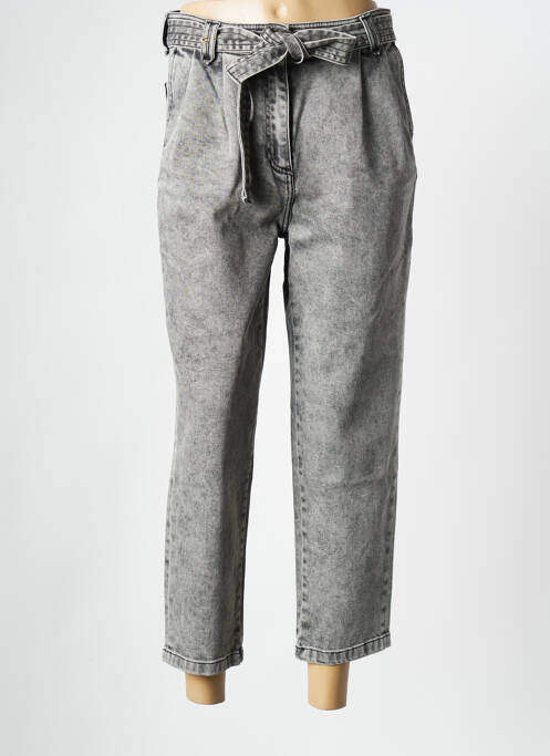 Jeans coupe droite gris SESSUN pour femme