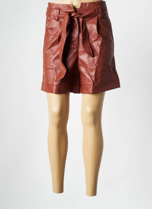 Short marron GRACE & MILA pour femme