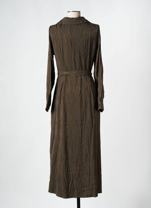 Robe mi-longue vert VILA pour femme