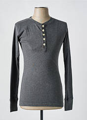 T-shirt gris KNOWLEDGE COTTON APPAREL pour homme seconde vue