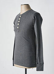 T-shirt gris KNOWLEDGE COTTON APPAREL pour homme seconde vue