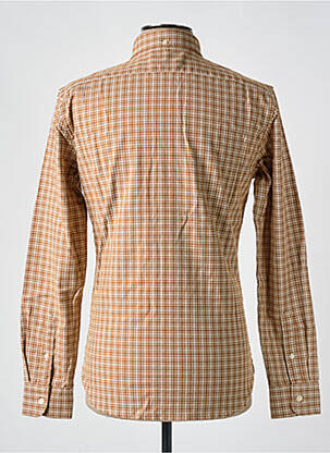 Chemise manches longues marron DOCKERS homme