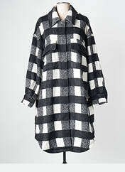 Manteau long noir MAT FASHION pour femme seconde vue