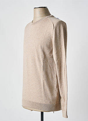 Pull beige KNOWLEDGE COTTON APPAREL homme