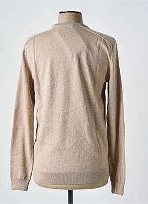 Pull beige KNOWLEDGE COTTON APPAREL homme