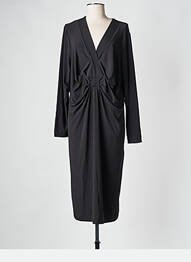 Robe mi-longue noir MAT FASHION femme