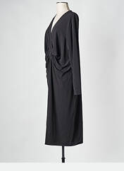Robe mi-longue noir MAT FASHION pour femme seconde vue