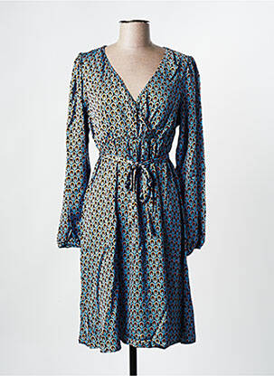 Robe mi-longue bleu MAMALICIOUS pour femme