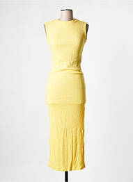 Robe longue jaune PARISIENNE ET ALORS femme