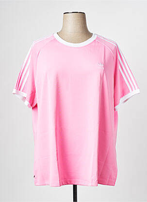 T-shirt rose ADIDAS pour femme