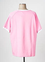 T-shirt rose ADIDAS pour femme seconde vue