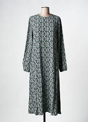 Robe mi-longue vert SAMSOE & SAMSOE femme