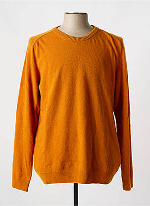 Pull orange KNOWLEDGE COTTON APPAREL homme