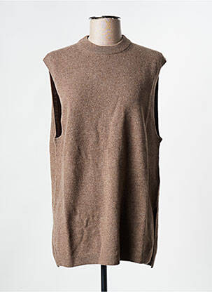 Pull marron SAMSOE & SAMSOE femme