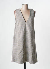 Robe courte beige OBJECT pour femme seconde vue