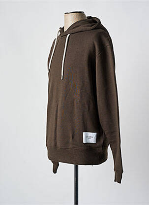 Sweat-shirt marron LES DEUX homme