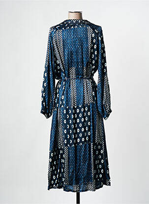 Robe mi-longue bleu LA PETITE FRANCAISE femme