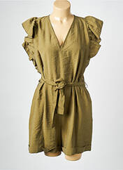 Combishort kaki PLEASE pour femme seconde vue