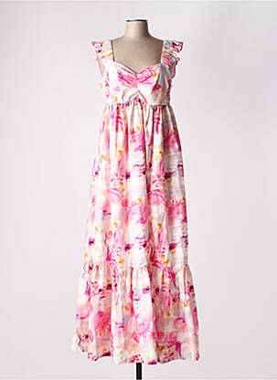 Robe longue rose TWINSET femme