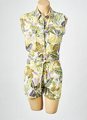 Combishort blanc PLEASE femme