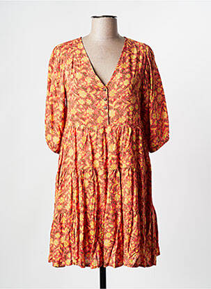 Robe courte orange GRACE & MILA femme