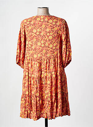 Robe courte orange GRACE & MILA femme