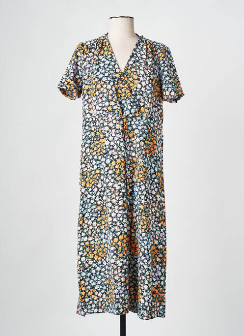 Robe mi-longue noir SELECTED pour femme